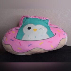 Cute Owl Donut Pillow
